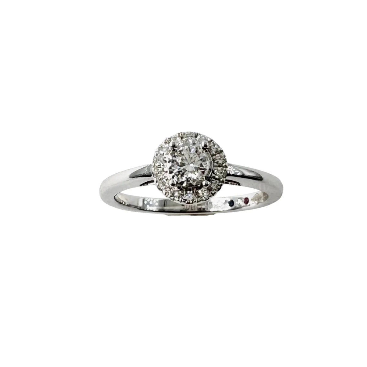 Bague Solitaire JULIETTE en or blanc et diamants - Castafiore