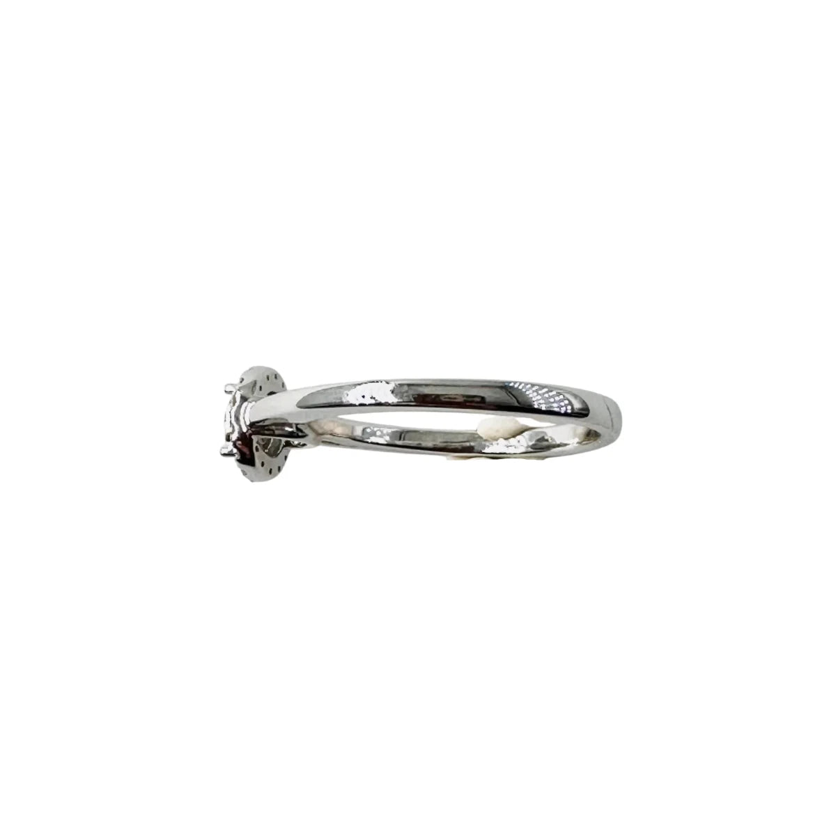 Bague Solitaire JULIETTE en or blanc et diamants - Castafiore
