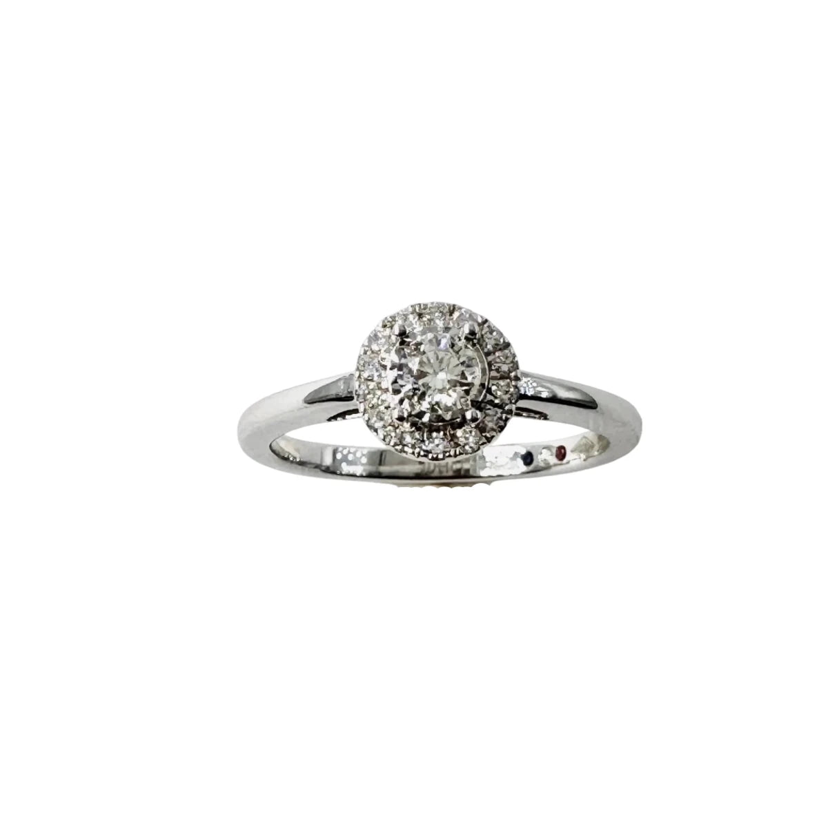 Bague Solitaire JULIETTE en or blanc et diamants - Castafiore