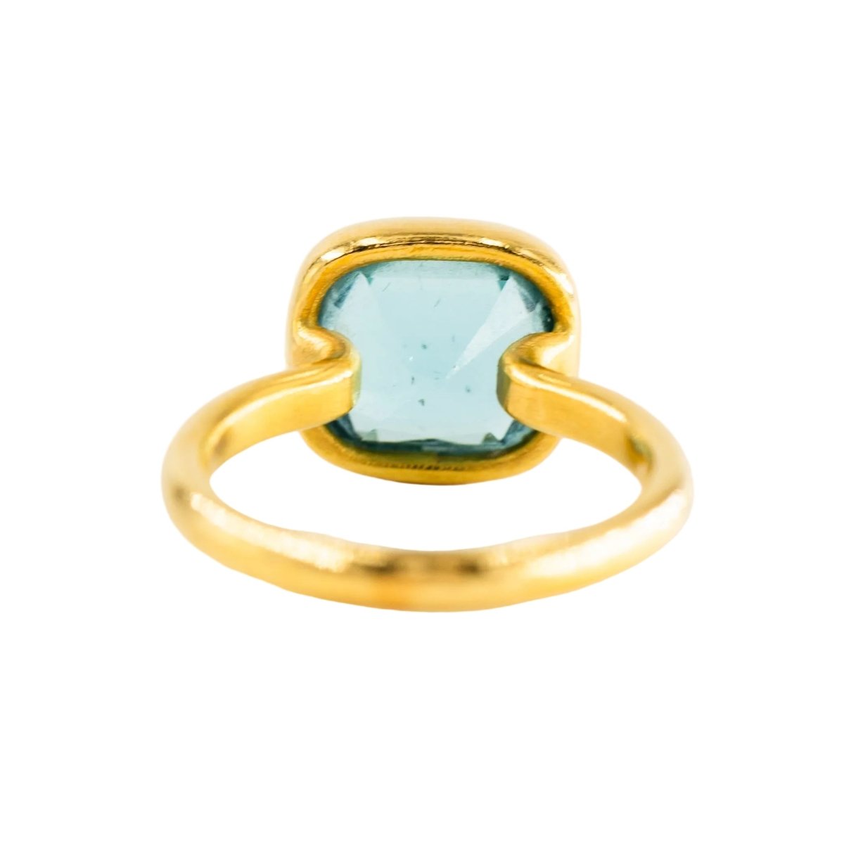 Bague Solitaire MARIE-HÉLÈNE DE TAILLAC en or jaune et tourmaline - Castafiore