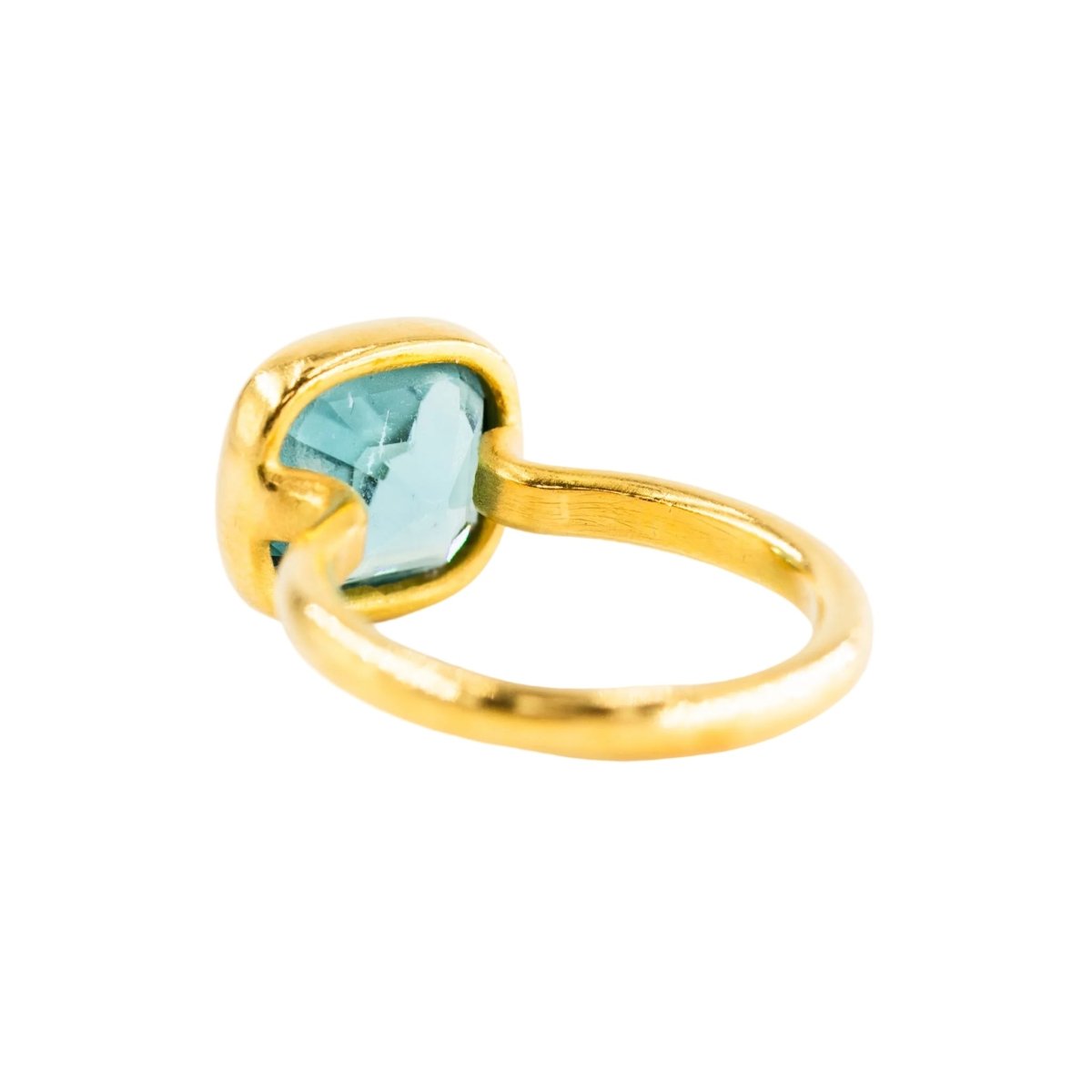Bague Solitaire MARIE-HÉLÈNE DE TAILLAC en or jaune et tourmaline - Castafiore