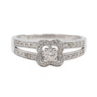 Bague Solitaire MAUBOUSSIN "Chance of Love" en Or blanc et Diamant - Castafiore