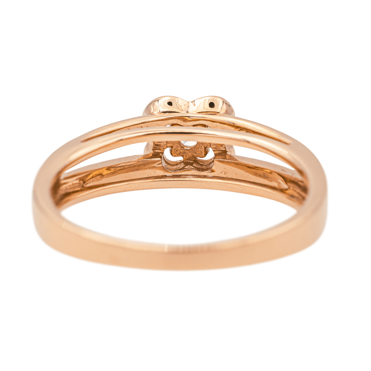 Bague Solitaire MAUBOUSSIN "Chance of Love N°1" en or rose et diamants - Castafiore