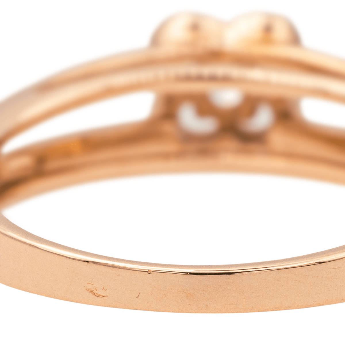 Bague Solitaire MAUBOUSSIN "Chance of Love N°1" en or rose et diamants - Castafiore
