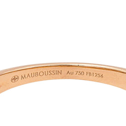 Bague Solitaire MAUBOUSSIN "Chance of Love N°1" en or rose et diamants - Castafiore