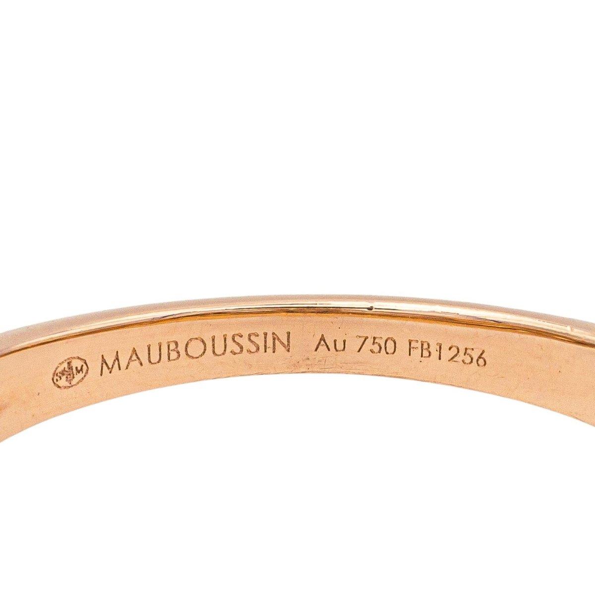 Bague Solitaire MAUBOUSSIN "Chance of Love N°1" en or rose et diamants - Castafiore