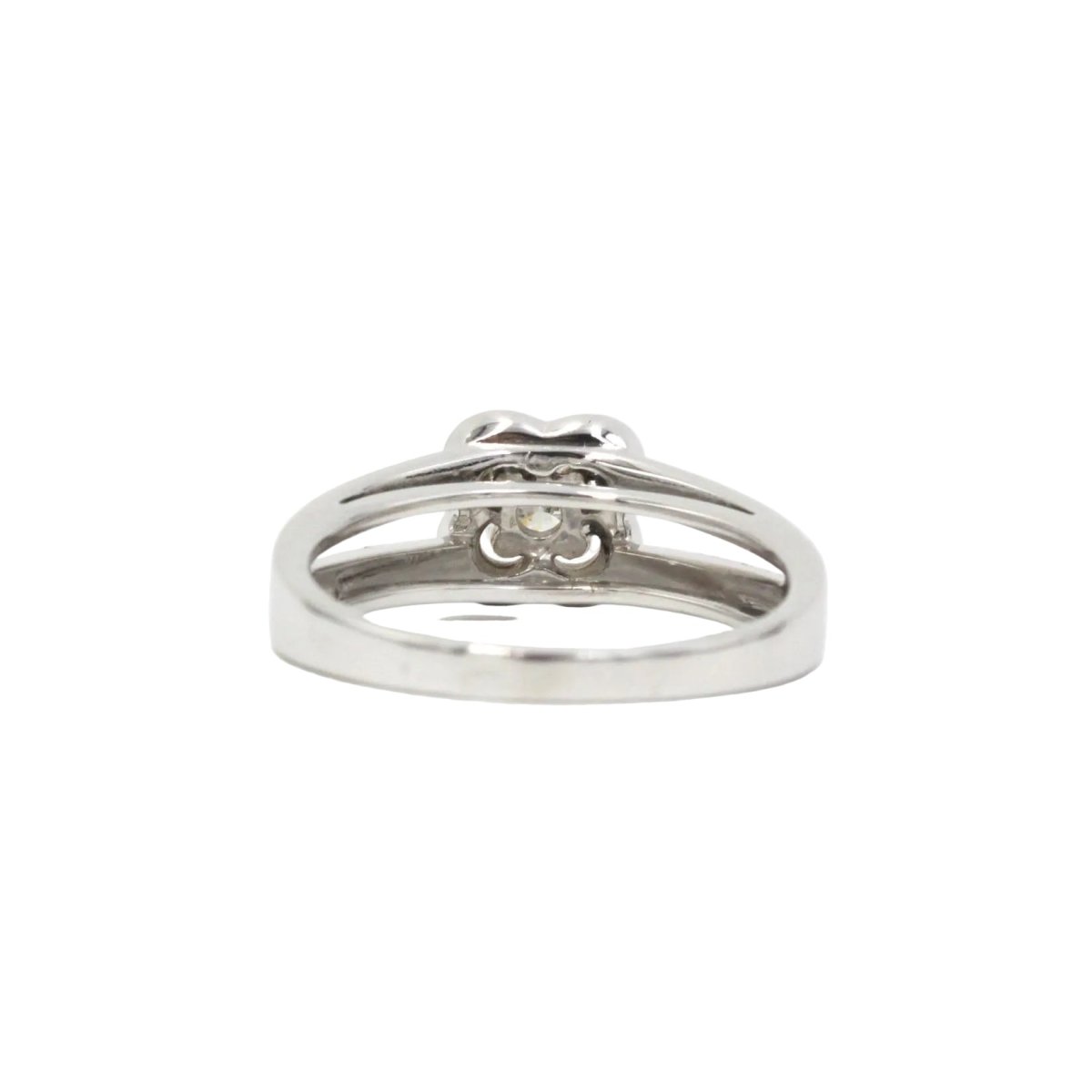 Bague Solitaire MAUBOUSSIN "Chance of Love n°2" en or blanc et diamants - Castafiore