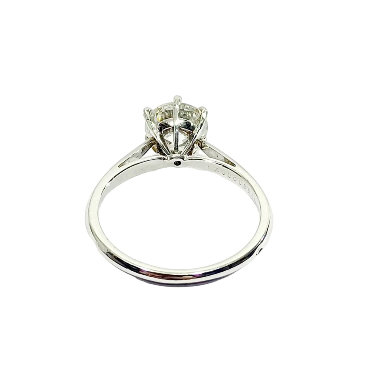 Bague Solitaire MAUBOUSSIN en platine et diamant - Castafiore
