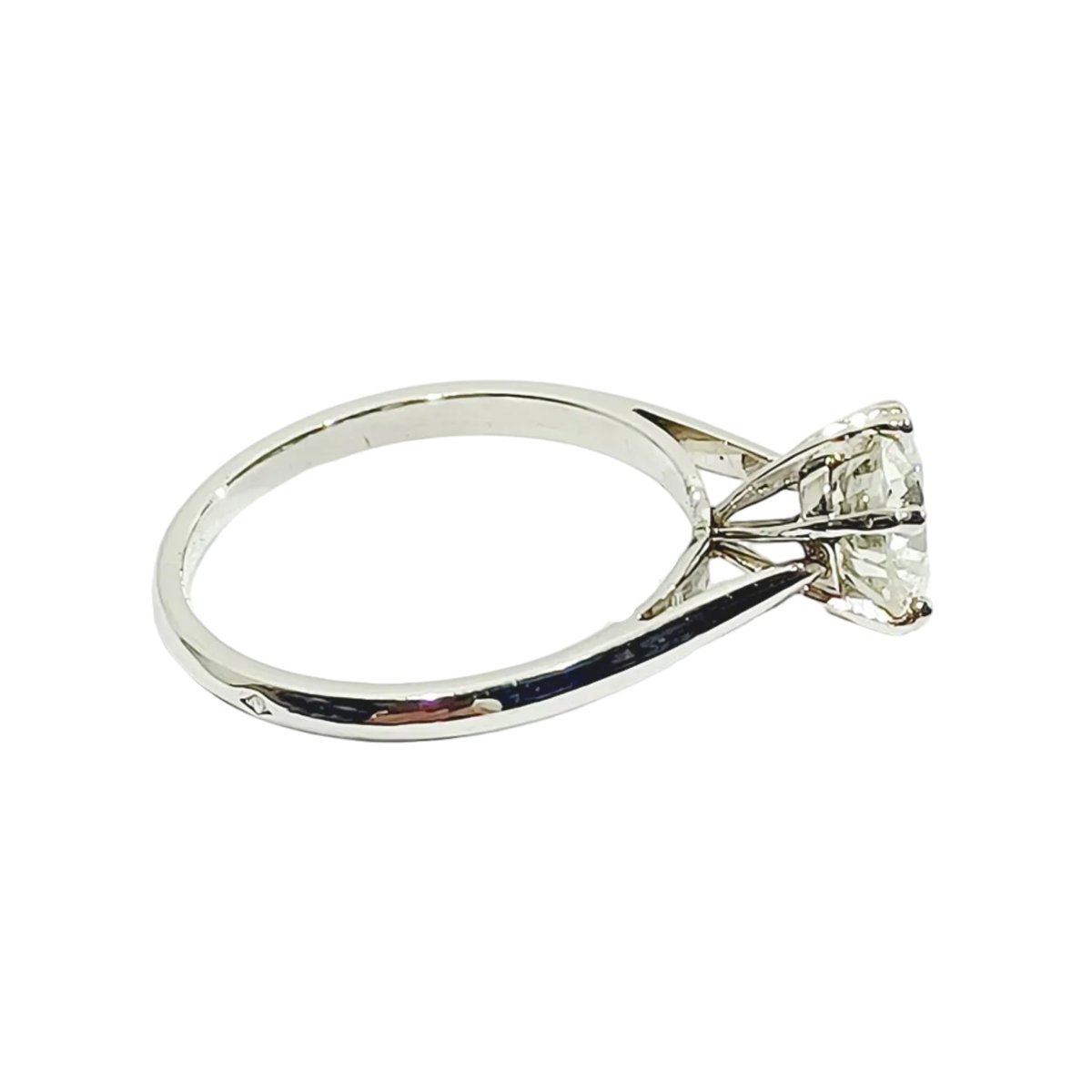 Bague Solitaire MAUBOUSSIN en platine et diamant - Castafiore