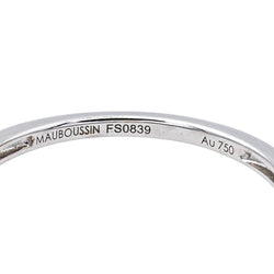 Bague Solitaire MAUBOUSSIN "Ma Reine d'Amour n°2" en or blanc et diamants - Castafiore