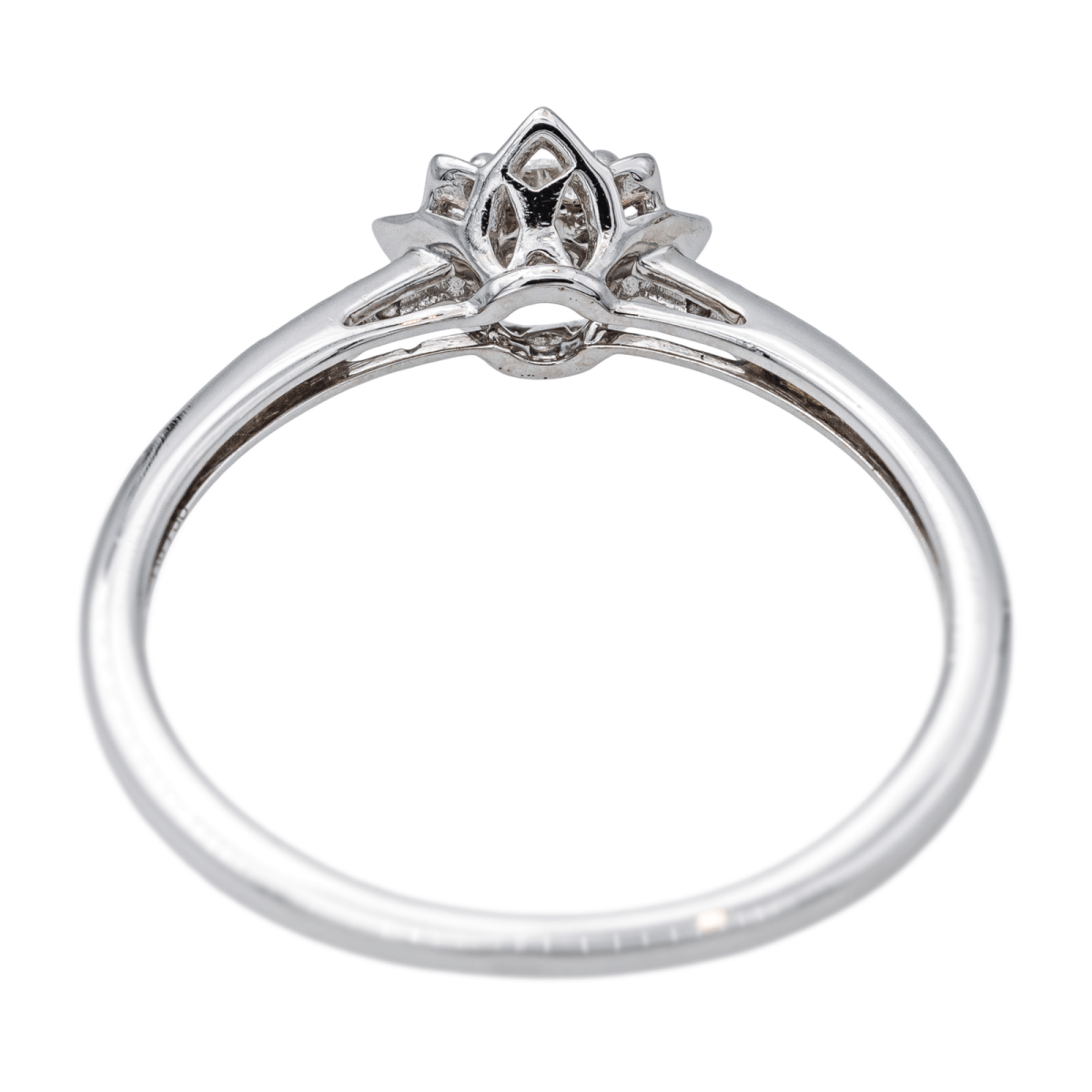 Bague Solitaire MAUBOUSSIN "Ma Reine d'Amour n°2" en or blanc et diamants - Castafiore