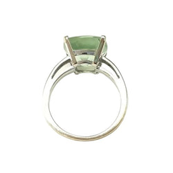 Bague Solitaire MAUBOUSSIN "Petit visage d'amour" en or blanc, améthyste et diamants - Castafiore