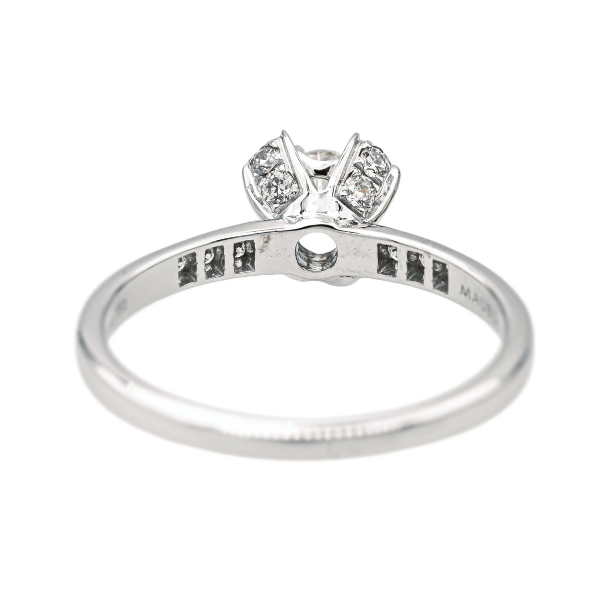 Bague Solitaire MAUBOUSSIN "Sacré Désir N°2" en or blanc et diamants - Castafiore