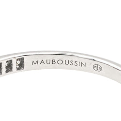 Bague Solitaire MAUBOUSSIN "Sacré Désir N°2" en or blanc et diamants - Castafiore