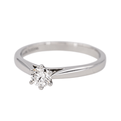 Bague Solitaire MAUBOUSSIN "Six de Toi" en or blanc et diamant - Castafiore