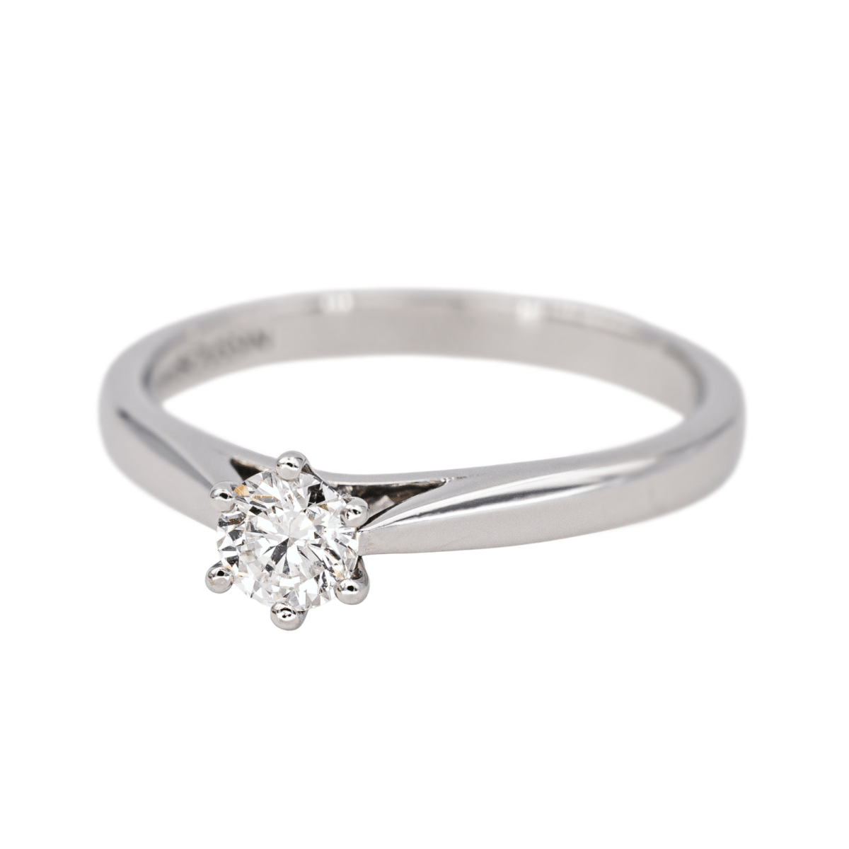 Bague Solitaire MAUBOUSSIN "Six de Toi" en or blanc et diamant - Castafiore