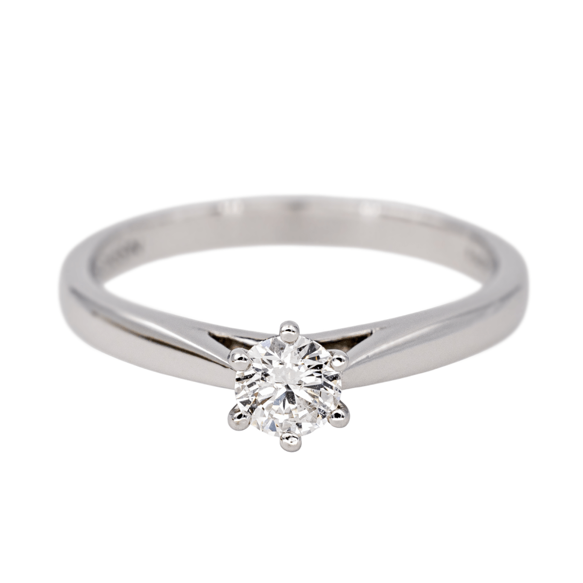 Bague Solitaire MAUBOUSSIN "Six de Toi" en or blanc et diamant - Castafiore