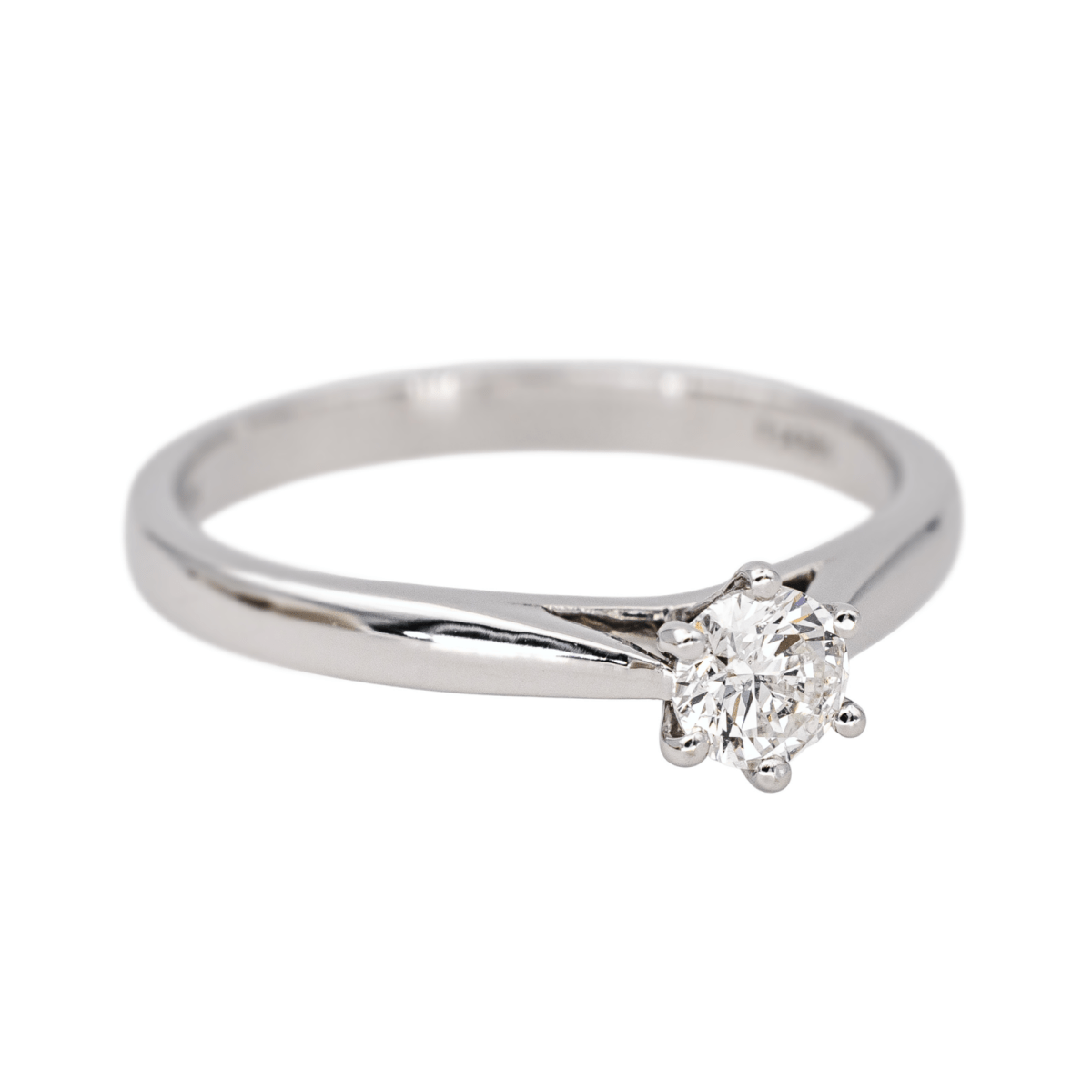 Bague Solitaire MAUBOUSSIN "Six de Toi" en or blanc et diamant - Castafiore