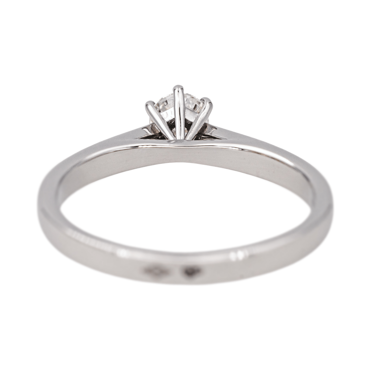 Bague Solitaire MAUBOUSSIN "Six de Toi" en or blanc et diamant - Castafiore