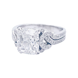 Bague Solitaire MAUBOUSSIN "Subtil Message" en or blanc et diamant - Castafiore