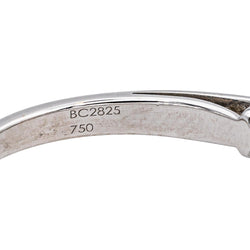 Bague Solitaire MAUBOUSSIN "Tu es le sel de ma vie" en or blanc et diamants - Castafiore