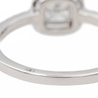 Bague Solitaire MESSIKA "M - love coussin" en or blanc et diamants - Castafiore