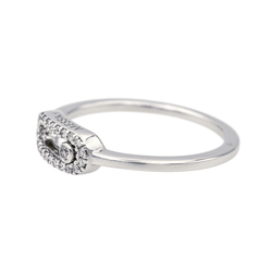Bague Solitaire MESSIKA "Move Uno" en or blanc et diamants - Castafiore