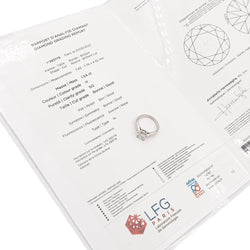 Bague Solitaire Or blanc Diamant - Castafiore