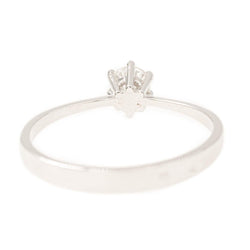 Bague Solitaire Or blanc Diamant - Castafiore