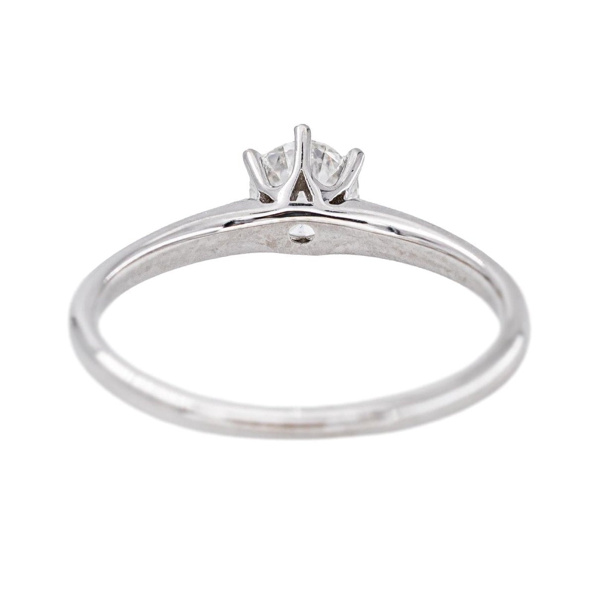 Bague Solitaire Or blanc Diamant - Castafiore