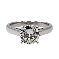 Bague Solitaire Or blanc Diamant - Castafiore