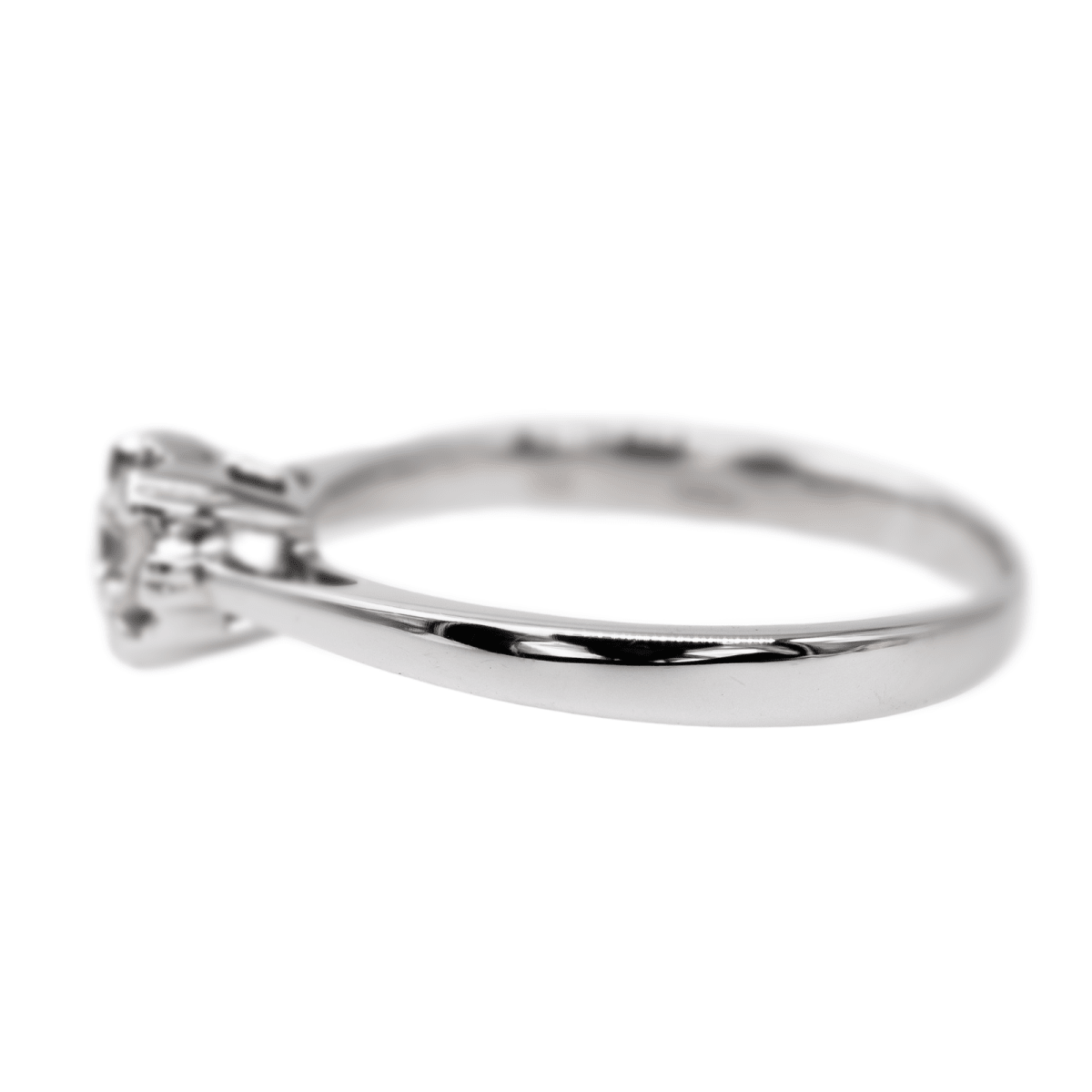 Bague Solitaire Or blanc Diamant - Castafiore