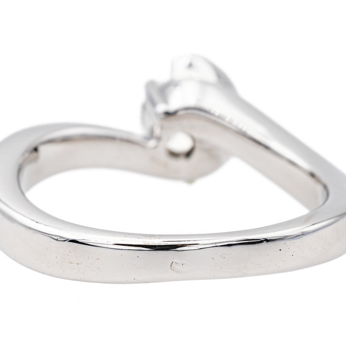 Bague Solitaire Or blanc Diamant - Castafiore