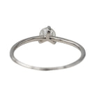 Bague Solitaire Or blanc Diamant - Castafiore