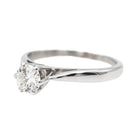 Bague Solitaire Or blanc Diamant - Castafiore