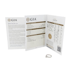 Bague Solitaire Or blanc Diamant - Castafiore