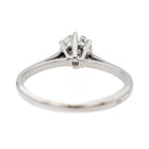 Bague Solitaire Or blanc Diamant - Castafiore