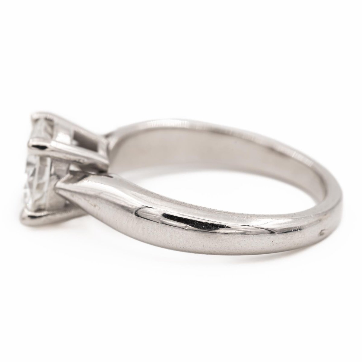 Bague Solitaire Or blanc Diamant - Castafiore