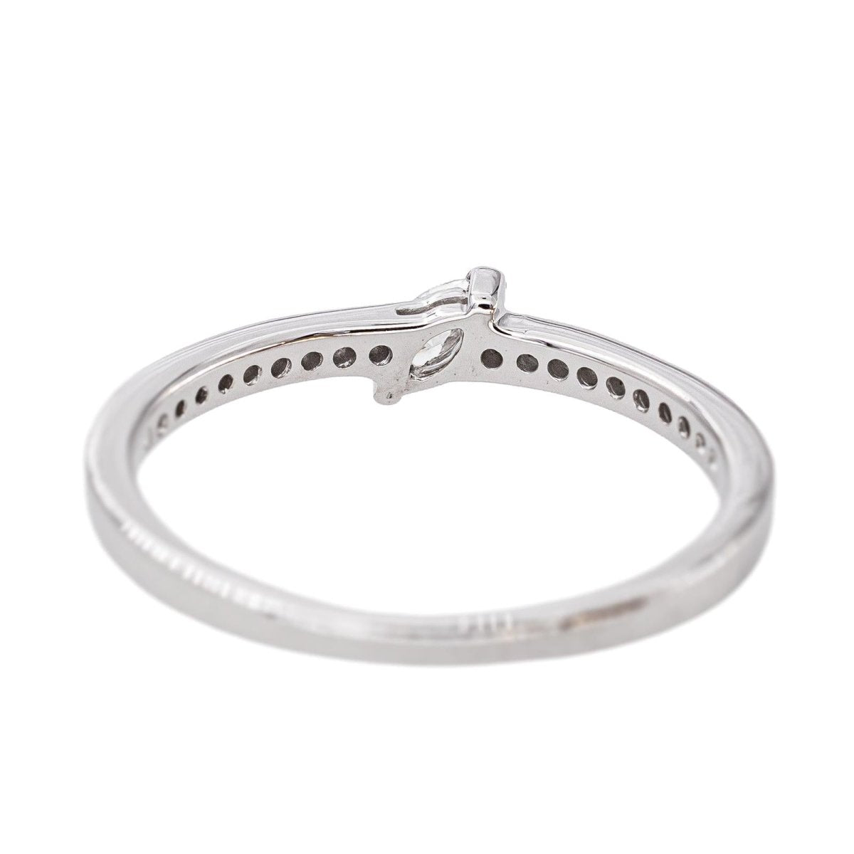 Bague Solitaire Or blanc Diamant - Castafiore