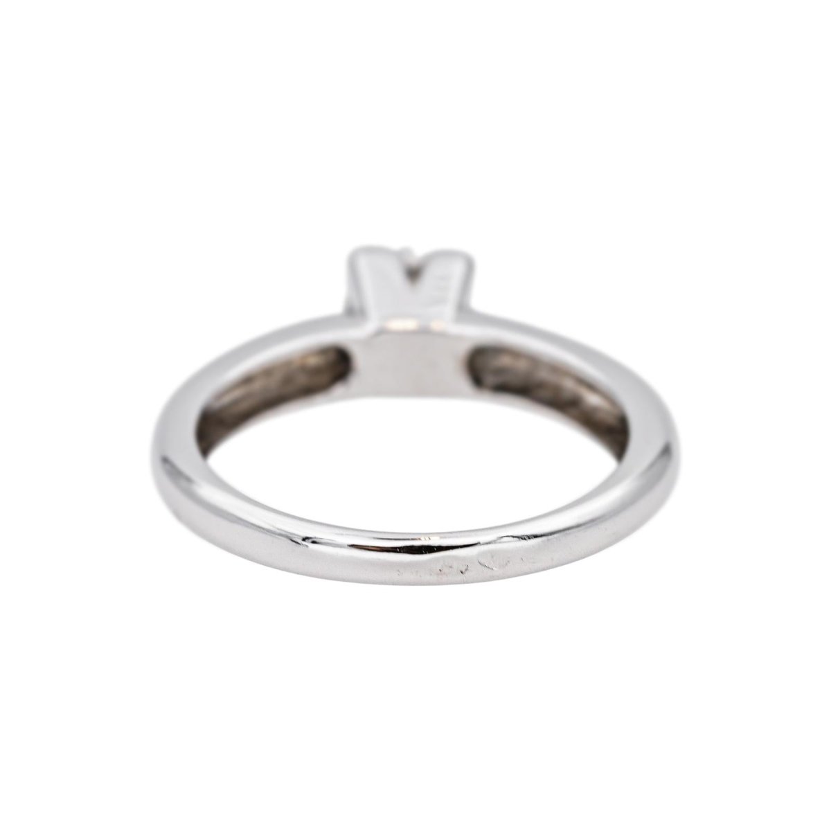 Bague Solitaire Or blanc Diamant - Castafiore