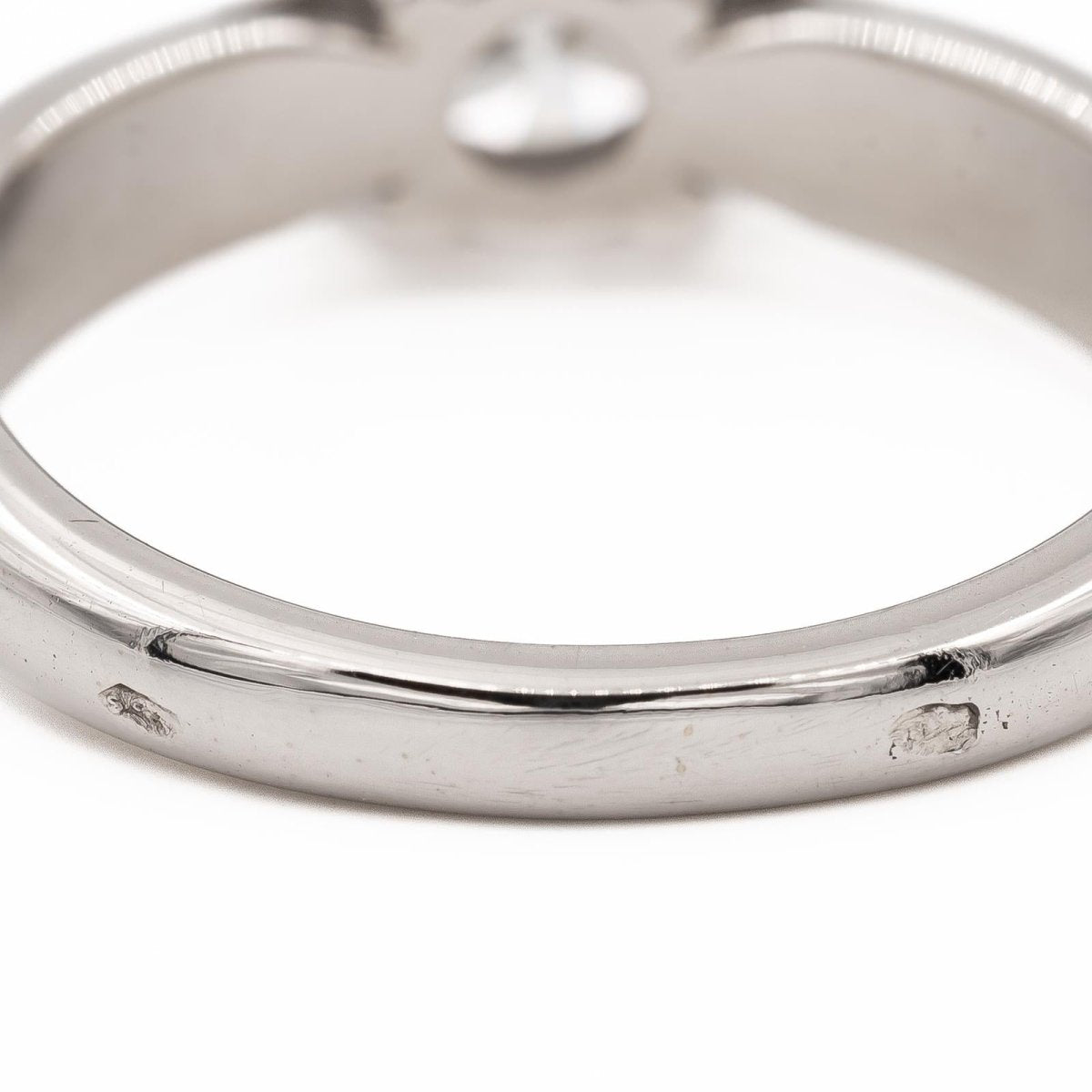 Bague Solitaire Or blanc Diamant - Castafiore