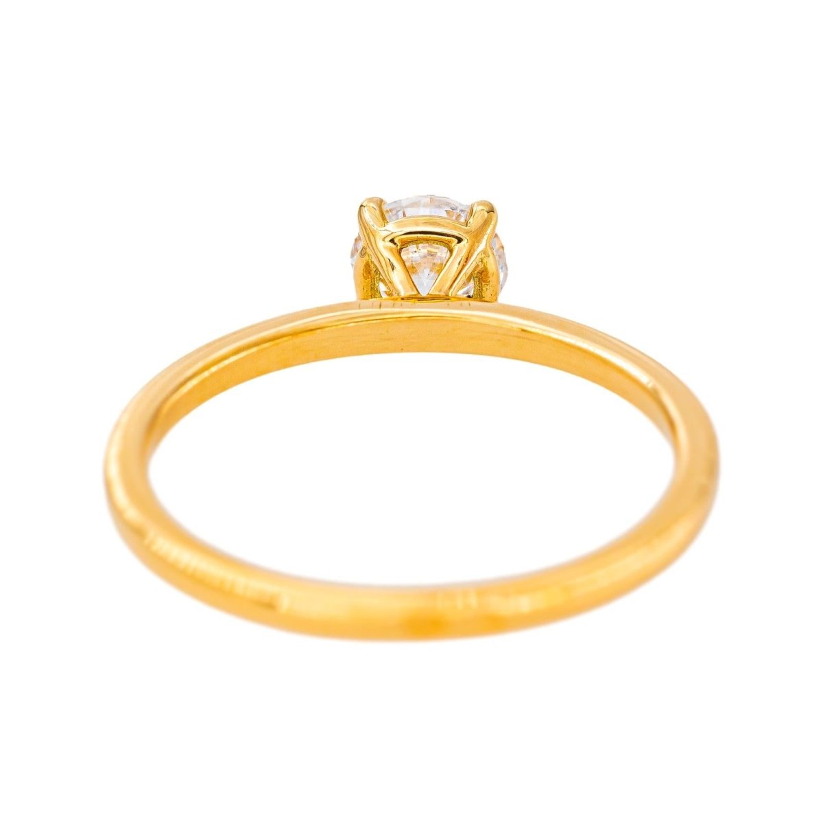 Bague Solitaire Or jaune Diamant - Castafiore