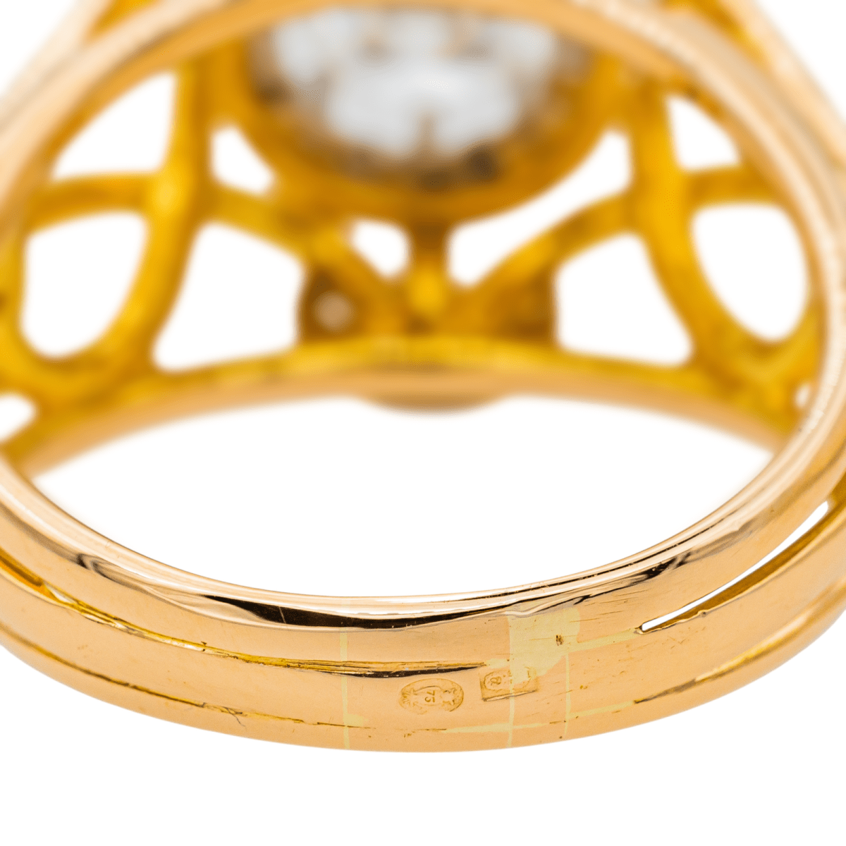 Bague Solitaire Or jaune Diamant - Castafiore