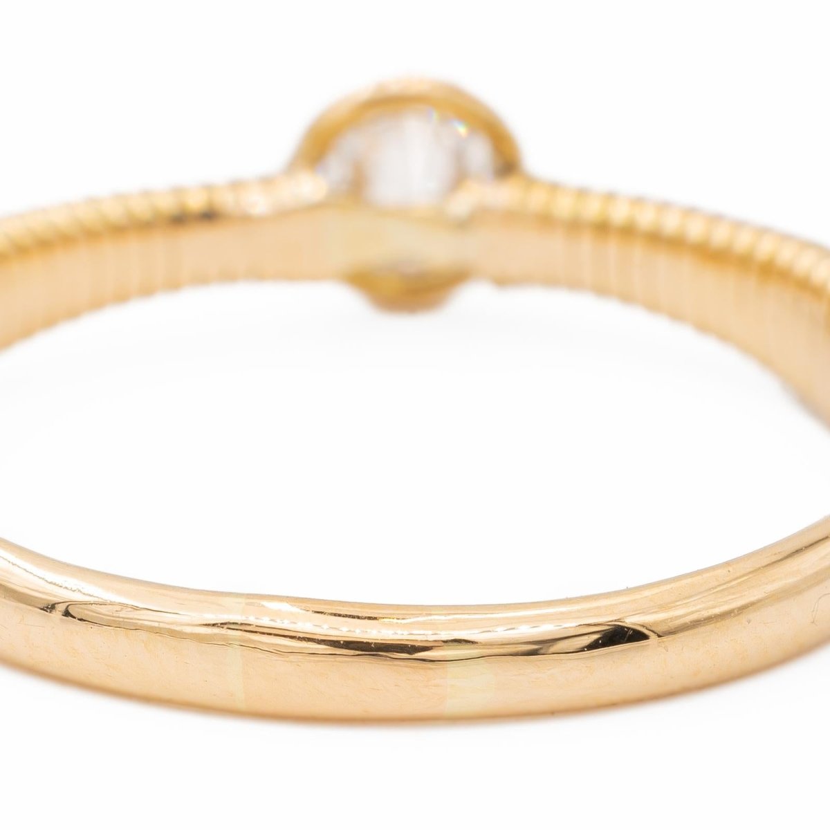 Bague Solitaire Or jaune Diamant - Castafiore