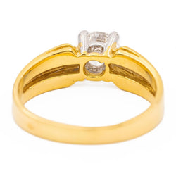 Bague Solitaire Or jaune Diamant - Castafiore