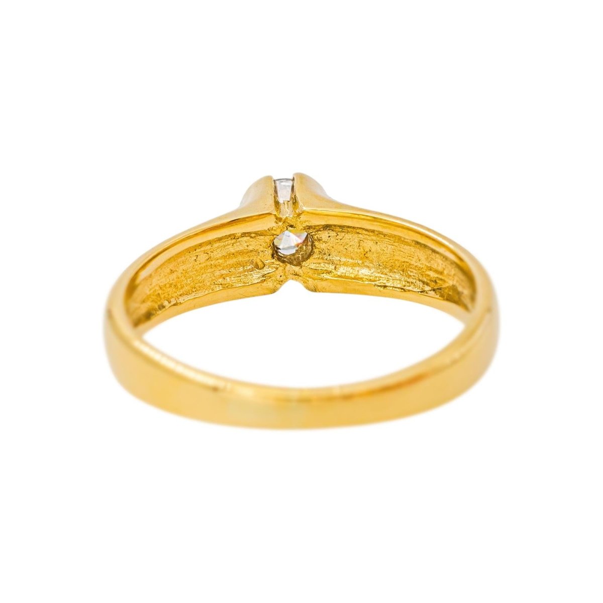 Bague Solitaire Or jaune Diamant - Castafiore