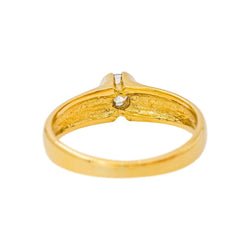 Bague Solitaire Or jaune Diamant - Castafiore