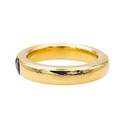 Bague Solitaire Or jaune Saphir - Castafiore