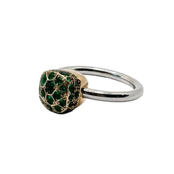 Bague Solitaire POMELLATO "Nudo" en or jaune et saphirs - Castafiore