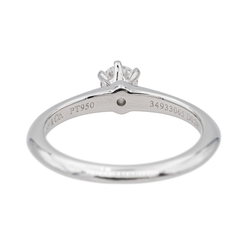 Bague Solitaire TIFFANY & CO. en platine et diamant - Castafiore